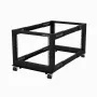 StarTech.com 4POSTRACK8U rack de servidor aberto de 4 postes, 8U, 19 polegadas, profundidade ajustável 22-40 polegadas (56-102 cm), capacidade 544 kg (1200 lb), preto