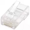 Ficha modular RJ45 Intellinet, Cat6, UTP, 2 dentes, para condutor flexível, contactos banhados a ouro 15 µ, pack de 100