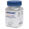 Ficha modular RJ45 Intellinet, Cat6, UTP, 2 dentes, para condutor flexível, contactos banhados a ouro 15 µ, pack de 100