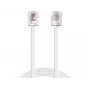 Cabo telefónico Sandberg RJ11-RJ11 5 m, 5 m, RJ11, RJ11, macho, macho, branco