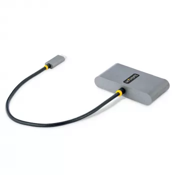 Hub USB-C de 4 portas StarTech.com com Power Delivery Pass-Through de 100W – 2x USB-A + 2x USB-C – USB 3.0 5Gbps – cabo de 1ft (30cm) – Hub USB Type-C para USB-A/C portátil