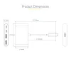 Hub USB-C de 4 portas StarTech.com com Power Delivery Pass-Through de 100W – 2x USB-A + 2x USB-C – USB 3.0 5Gbps – cabo de 1ft (30cm) – Hub USB Type-C para USB-A/C portátil