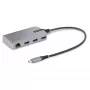 Hub USB-C de 3 portas StarTech.com com Ethernet - 3x portas USB-A, Gigabit Ethernet RJ45, USB 3.0 5Gbit/s, alimentado pelo bus, cabo de 30 cm - Adaptador hub USB Type-C para portátil com Gigabit Ethernet