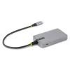 Hub USB-C de 3 portas StarTech.com com Ethernet - 3x portas USB-A, Gigabit Ethernet RJ45, USB 3.0 5Gbit/s, alimentado pelo bus, cabo de 30 cm - Adaptador hub USB Type-C para portátil com Gigabit Ethernet