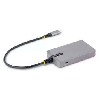 Hub USB-C de 3 portas StarTech.com com Ethernet - 3x portas USB-A, Gigabit Ethernet RJ45, USB 3.0 5Gbit/s, alimentado pelo bus, cabo de 30 cm - Adaptador hub USB Type-C para portátil com Gigabit Ethernet