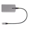 Hub USB-C de 4 portas StarTech.com - 5Gbit/s - alimentado pelo bus - Hub USB-C para 4x USB-A com entrada de alimentação auxiliar opcional - hub USB portátil para secretária/portátil - cabo de 30 cm - Hub de expansão USB