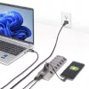 Hub USB-C de 7 portas autoalimentado StarTech.com com interruptores individuais on/off, hub de expansão USB 3.0 5Gbps com fonte de alimentação, hub USB-C para USB-A para secretária/portátil, hub USB Type-C com BC 1.2