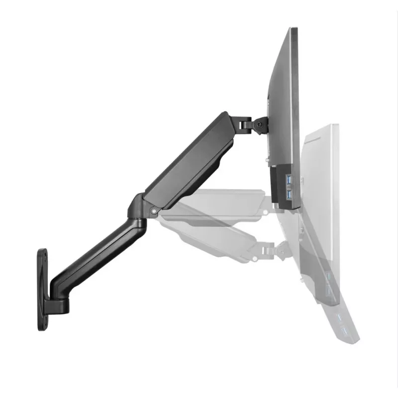 Techly ICA-LCD G112E suporte de parede giratório com mola a gás, para 1 ecrã de 17-32 polegadas (43-81,3 cm), 9 kg
