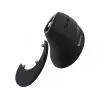 Rato vertical sem fios Sandberg Wireless Vertical Mouse Pro, destro, design vertical, ótico, RF Wireless, 1600 DPI, preto