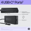 Hub Multiporta HP 4K USB-C, USB Type-C, USB 3.2 Gen 2 (3.1 Gen 2) Type-C, 10000 Mbit/s, Preto, 4K Ultra HD, China
