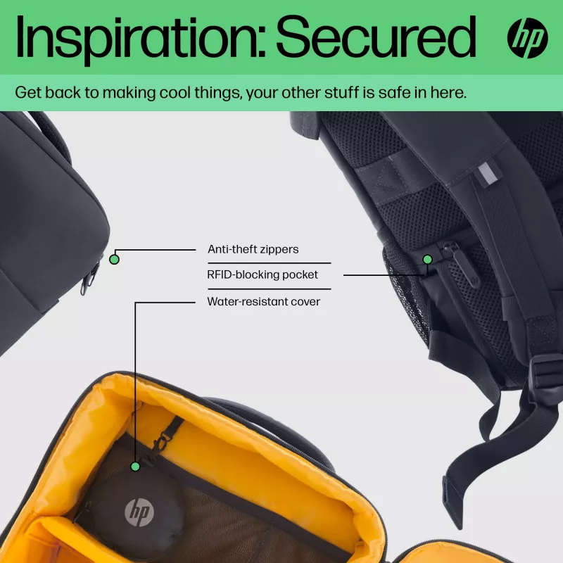Mochila para portátil HP Creator 16,1 polegadas, Mochila, 1,25 kg