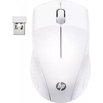 Rato sem fios HP 220 (branco neve), Ótico, RF Wireless, Branco