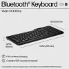 Teclado HP 460 Multi-Device Bluetooth, Tamanho completo (100%), sem fios, Bluetooth, mecânico, Preto