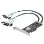 Placa SATA PCIe StarTech.com de 8 portas – Placa de expansão PCI Express 6 Gbit/s SATA com 4 controladores host – Placa controladora SATA PCIe – PCI-e x4 Gen 2 para SATA III – SATA HDD/SSD