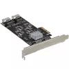 Placa SATA PCIe StarTech.com de 8 portas – Placa de expansão PCI Express 6 Gbit/s SATA com 4 controladores host – Placa controladora SATA PCIe – PCI-e x4 Gen 2 para SATA III – SATA HDD/SSD