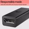 HP 8Y8Y1AA adaptador de USB-C para DisplayPort G2, 8K (7680 x 4320), preto
