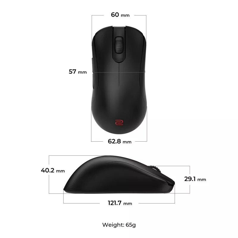 Rato ZOWIE ZA13-DW Gaming destro RF Wireless 3200 DPI