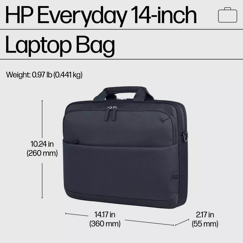 Mala para portátil HP Everyday 14 polegadas, mala, 35,8 cm (14,1