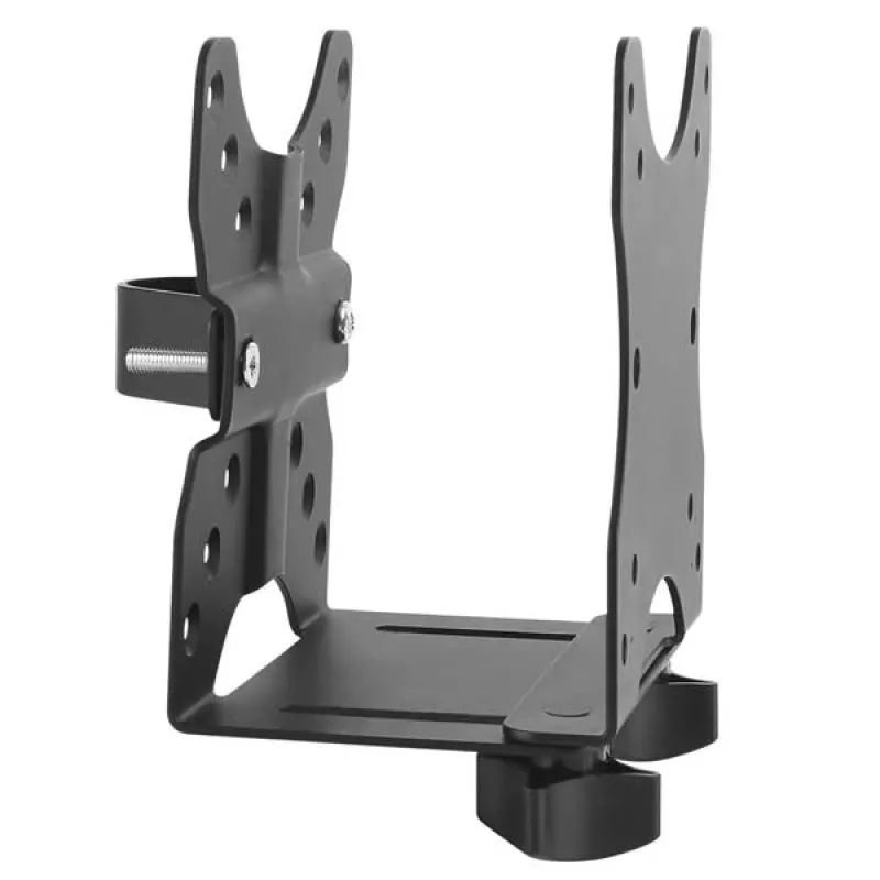 StarTech.com ACCSMNT suporte para thin client – suporte de montagem VESA, para Intel NUC / Mac Mini, computador de secretária pequeno, 5 kg, preto, plástico/aço