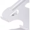 Suporte para portátil StarTech.com para secretária, suporte ergonómico para portátil de altura ajustável, alumínio, portátil, suporta até 10 kg, suporte dobrável para portátil para secretária – elevação/suporte inclinado para notebook