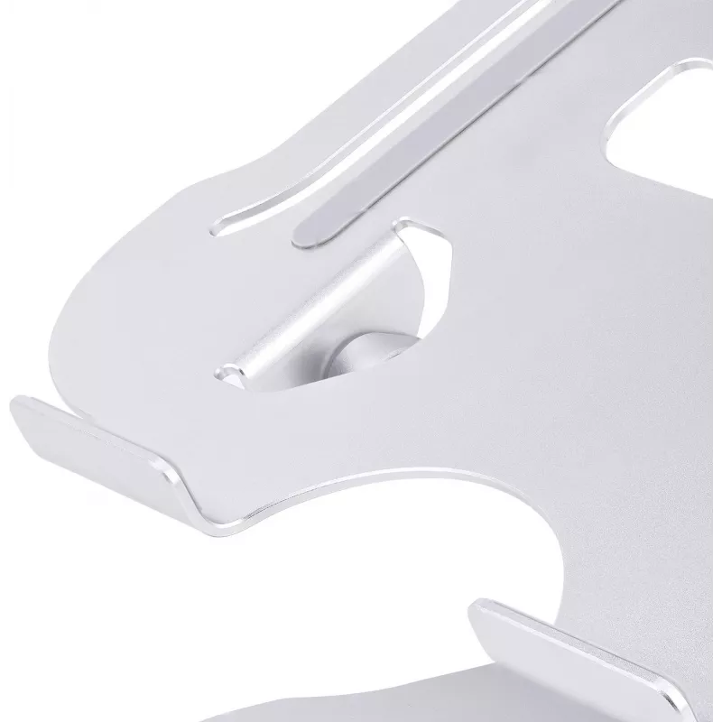 Suporte para portátil StarTech.com para secretária, suporte ergonómico para portátil de altura ajustável, alumínio, portátil, suporta até 10 kg, suporte dobrável para portátil para secretária – elevação/suporte inclinado para notebook