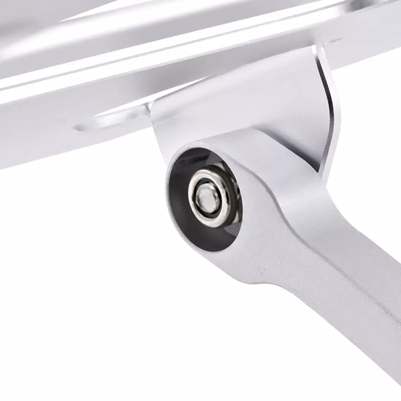 Suporte para portátil StarTech.com para secretária, suporte ergonómico para portátil de altura ajustável, alumínio, portátil, suporta até 10 kg, suporte dobrável para portátil para secretária – elevação/suporte inclinado para notebook