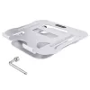Suporte para portátil StarTech.com para secretária, suporte ergonómico para portátil de altura ajustável, alumínio, portátil, suporta até 10 kg, suporte dobrável para portátil para secretária – elevação/suporte inclinado para notebook