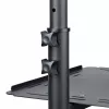 Suporte/carrinho móvel para projetor e portátil StarTech.com – suporte robusto e portátil para projetor (2 prateleiras, cada uma com capacidade de 10 kg) – carrinho de altura ajustável para apresentações com rodas bloqueáveis