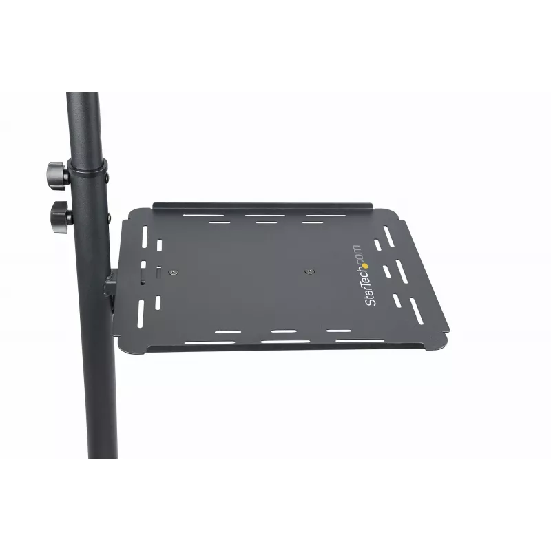 Suporte/carrinho móvel para projetor e portátil StarTech.com – suporte robusto e portátil para projetor (2 prateleiras, cada uma com capacidade de 10 kg) – carrinho de altura ajustável para apresentações com rodas bloqueáveis