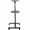 Suporte/carrinho móvel para projetor e portátil StarTech.com – suporte robusto e portátil para projetor (2 prateleiras, cada uma com capacidade de 10 kg) – carrinho de altura ajustável para apresentações com rodas bloqueáveis