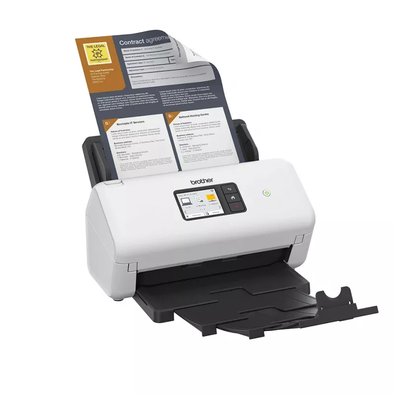 Brother ADS-4500W Scanner com ADF 600 x 600 DPI A4 Preto, Branco