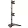 Suporte StarTech.com para dois monitores – Vertical, autónomo, 10 kg, 33 cm (13 polegadas), 68,6 cm (27 polegadas), 100 x 100 mm, Preto
