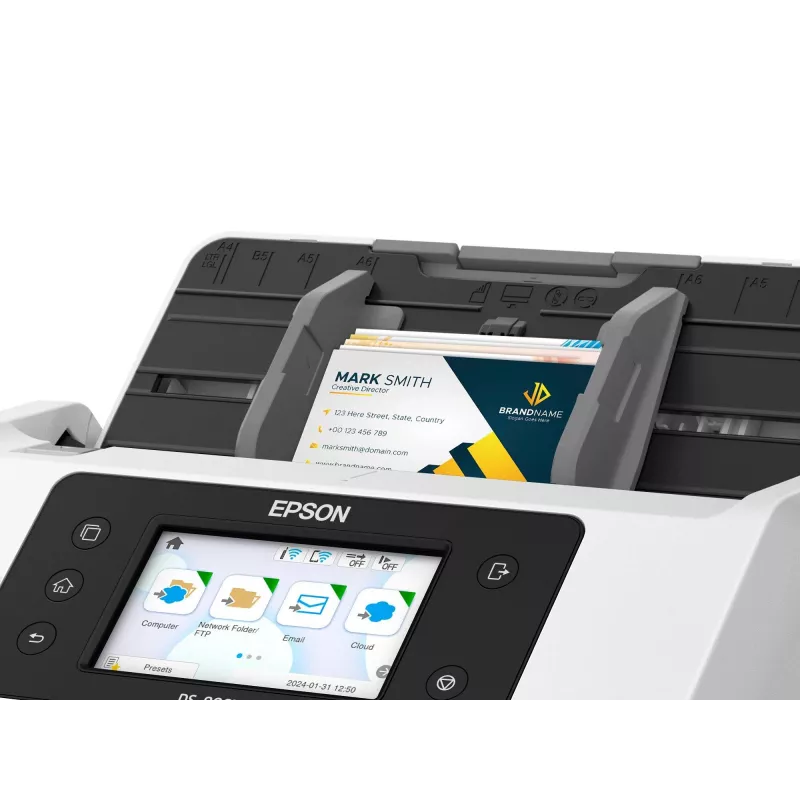 Digitalizador de alimentação Epson WorkForce DS-800WN 600 x 600 DPI A4 branco