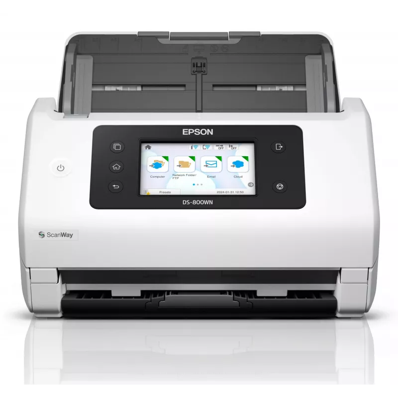 Digitalizador de alimentação Epson WorkForce DS-800WN 600 x 600 DPI A4 branco