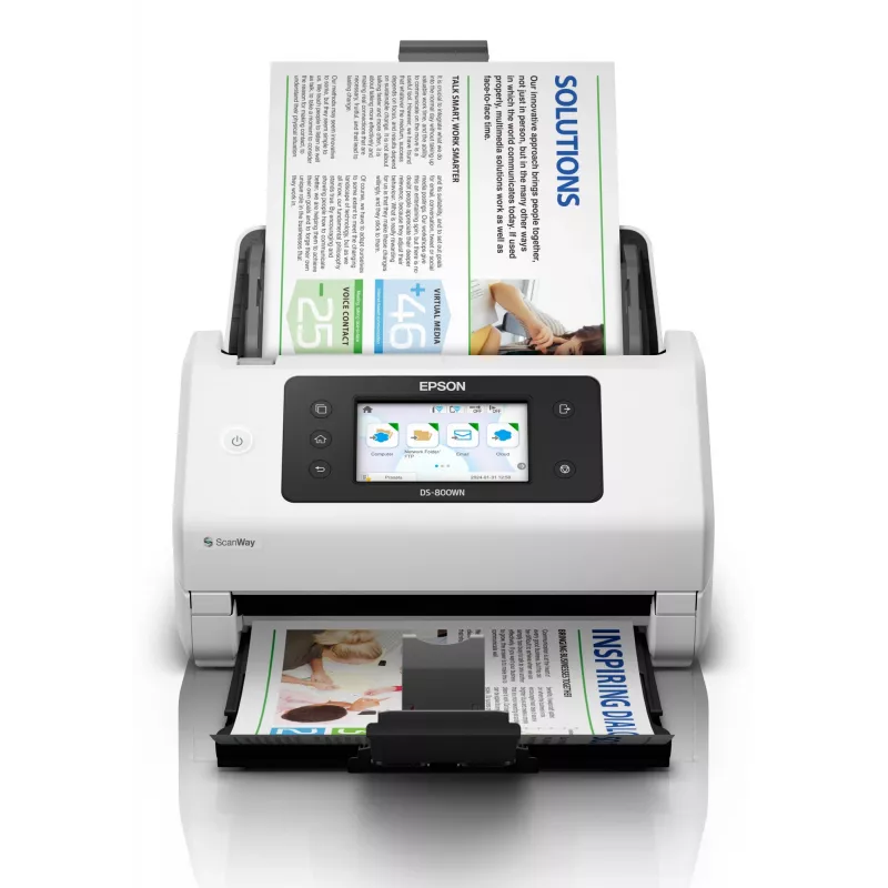 Digitalizador de alimentação Epson WorkForce DS-800WN 600 x 600 DPI A4 branco