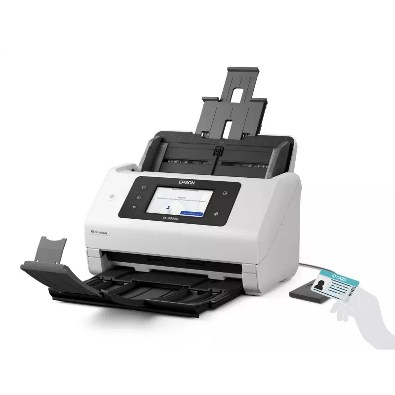 Digitalizador de alimentação Epson WorkForce DS-800WN 600 x 600 DPI A4 branco