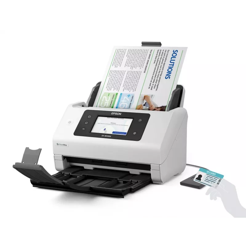 Digitalizador de alimentação Epson WorkForce DS-800WN 600 x 600 DPI A4 branco