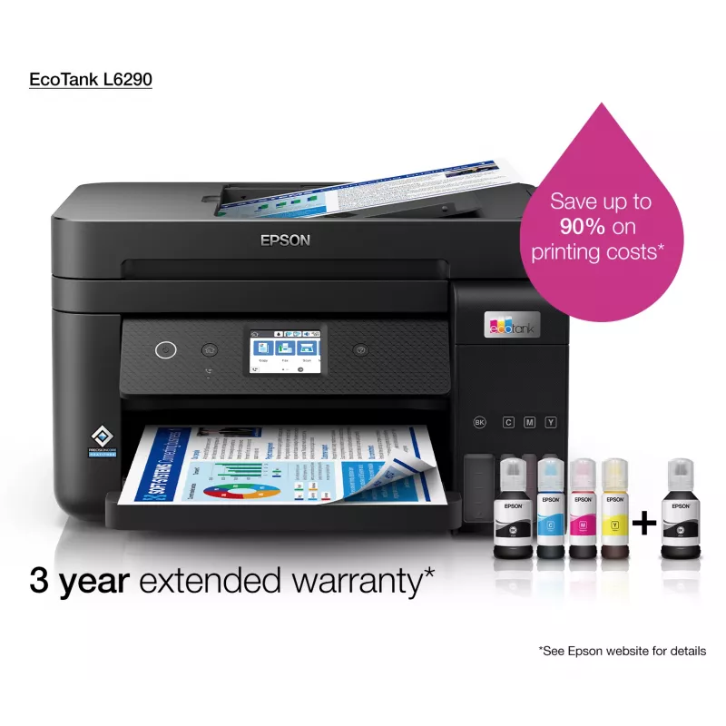 Epson EcoTank L6290 jato de tinta A4 4800 x 1200 DPI 33 ppm Wi-Fi