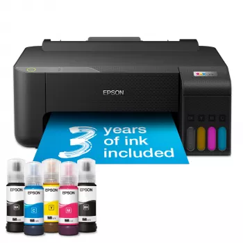Impressora jato de tinta Epson EcoTank L1230 cor, 4 cartuchos, A4, 5760x1440 DPI, preto
