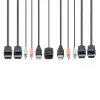 Switch KVM de 2 portas com cabo DisplayPort para monitor duplo StarTech.com, 4K 60Hz, switch KVM compacto com cabos USB-A/DisplayPort/áudio de 1,5 m integrados, alimentado por bus – comutação por botão de controlo remoto/hotkeys