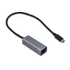 Adaptador Ethernet Gigabit USB-C i-tec Metal, com fio, USB Type-C, Ethernet, 1000 Mbit/s, cinzento