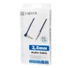 Cabo de áudio LogiLink 3,5 mm – 3,5 mm, 1 m, azul
