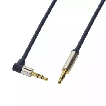 Cabo de áudio LogiLink 3,5 mm – 3,5 mm, 1 m, azul