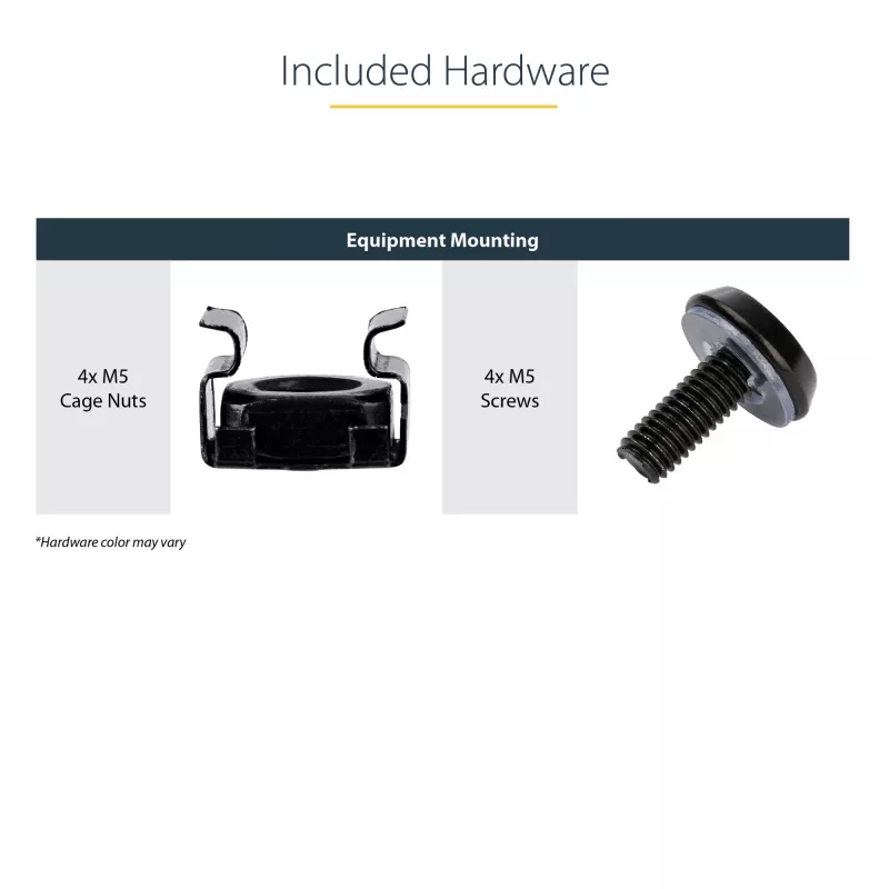 StarTech.com prateleira de encaixe para rack de servidores 2U – bandeja cantilever ventilada universal para rack e armário de rede de 19 polegadas – aço de alta resistência – capacidade de carga 23 kg – prateleira com 16 polegadas de profundidade, preto