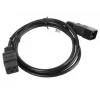 Cabo de alimentação Lanberg CA-C19E-10CC-0018-BK preto 1,8 m