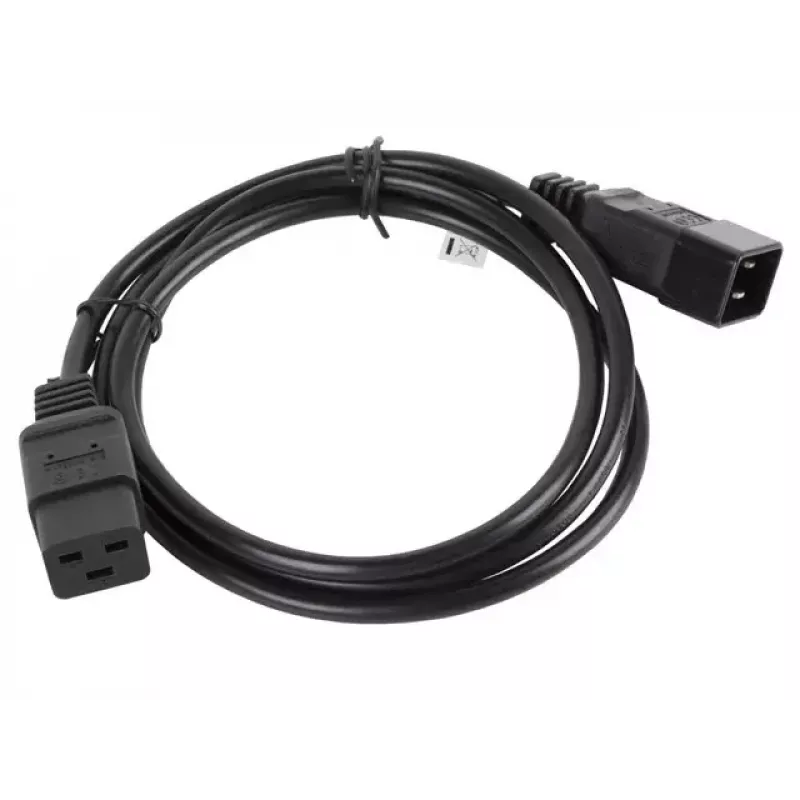 Cabo de alimentação Lanberg CA-C19E-10CC-0018-BK preto 1,8 m
