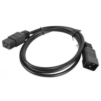 Cabo de alimentação Lanberg CA-C19E-10CC-0018-BK preto 1,8 m