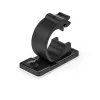 StarTech.com 100 clipes de gestão de cabos autoadesivos pretos – organizador de cabos de rede/ethernet/secretária de escritório/computador – suporte adesivo para cabos/fios – fixação autoadesiva em nylon UL/94V-2 resistente ao fogo