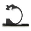 StarTech.com 100 clipes de gestão de cabos autoadesivos pretos – organizador de cabos de rede/ethernet/secretária de escritório/computador – suporte adesivo para cabos/fios – fixação autoadesiva em nylon UL/94V-2 resistente ao fogo