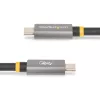 Cabo StarTech.com 1 m USB4, cabo USB-C certificado USB-IF, 40 Gbit/s, cabo de transferência de dados USB Type-C, 100 W Power Delivery, 8K 60 Hz, compatível com Thunderbolt 4/3/USB 3.2